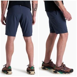 Kuhl Upshift shorts hybrid pirate blue navy 34